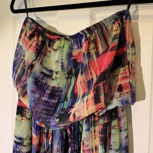 Colorful long dress 🌈🌺 size S